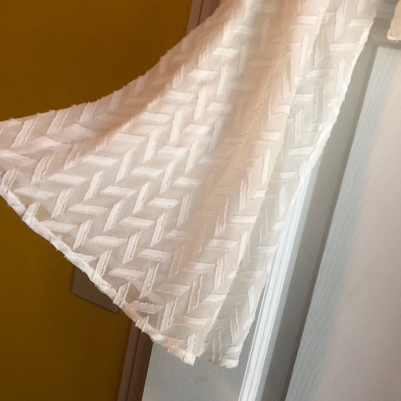 White sheer top/cover up - Picture 5 of 8